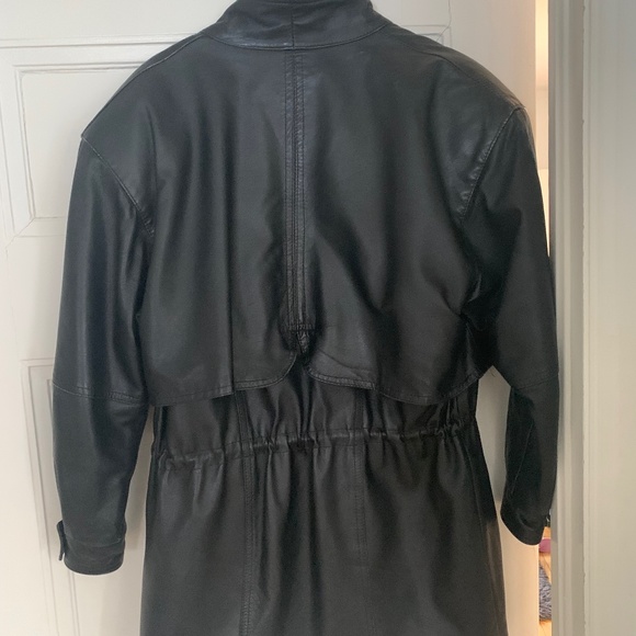 Laurence Roy leather jacket/Trenchcoat - Picture 8 of 8